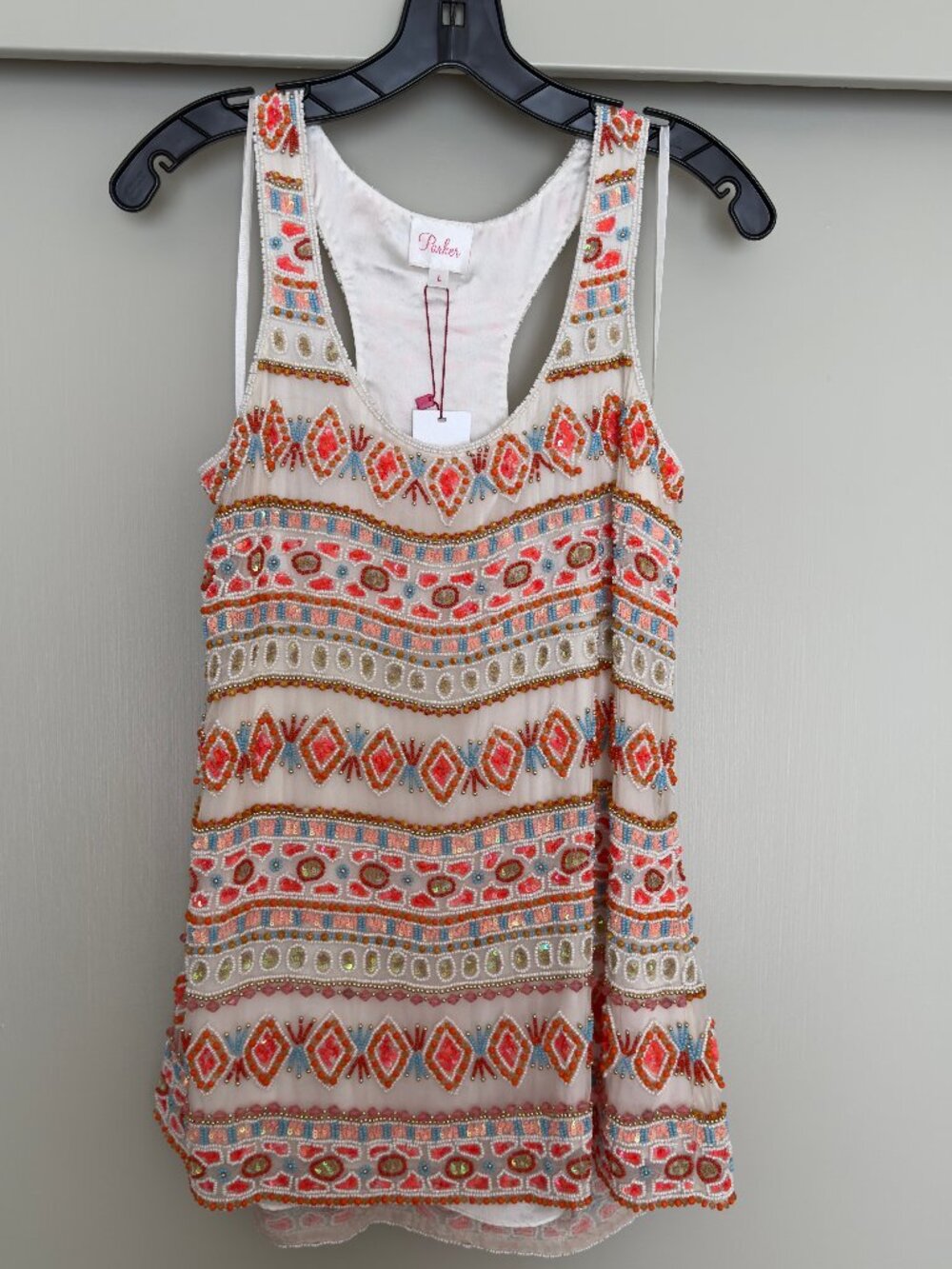 Parker Beaded Tank Size L